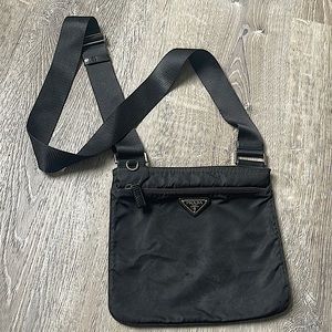 Authentic Prada Nylon Crossbody Bag